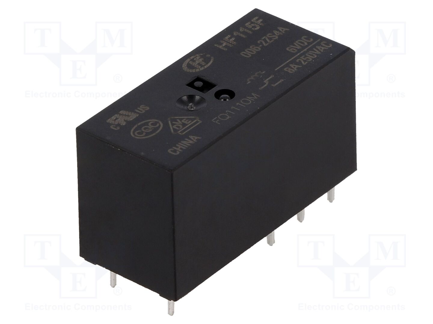 HONGFA RELAY HF115F/006-2ZS4A Sähkömagneettinen rele 6VDC