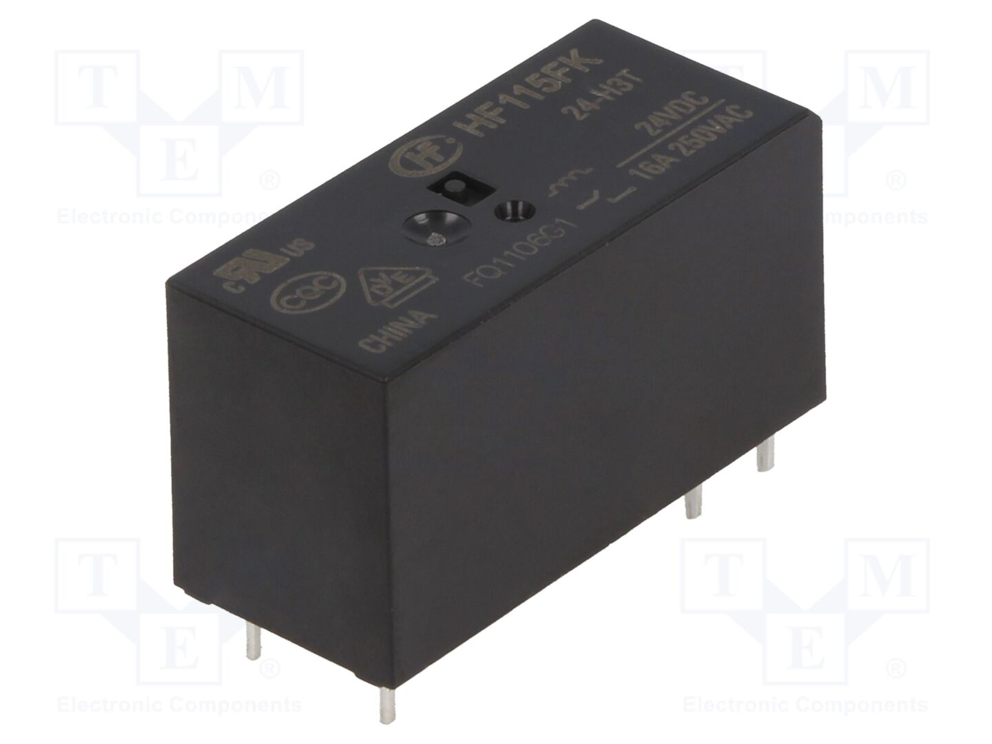 HONGFA RELAY HF115FK/24-H3T Sähkömagneettinen rele 24VDC