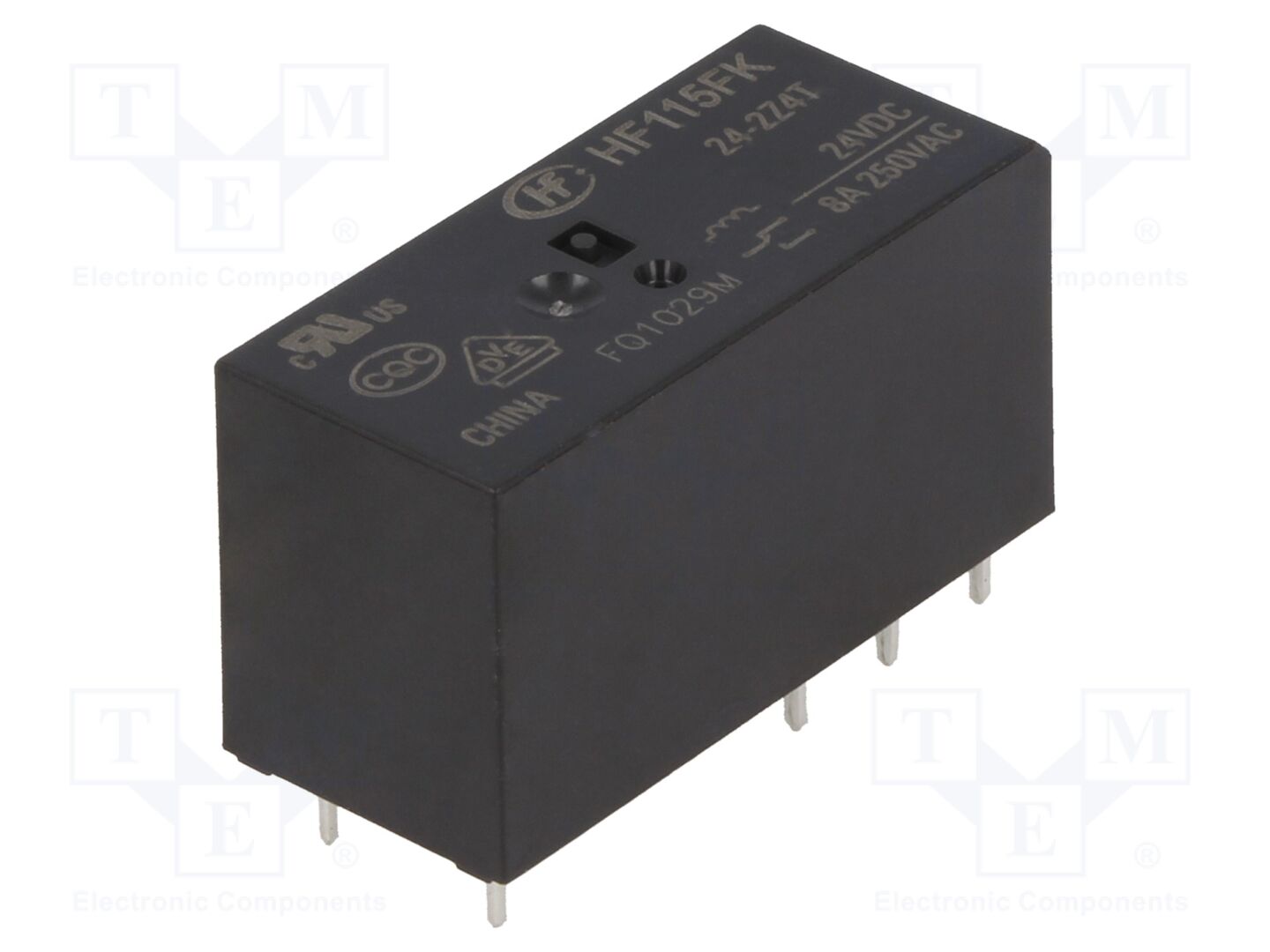 HONGFA RELAY HF115FK/24-2Z4T Sähkömagneettinen rele 24VDC