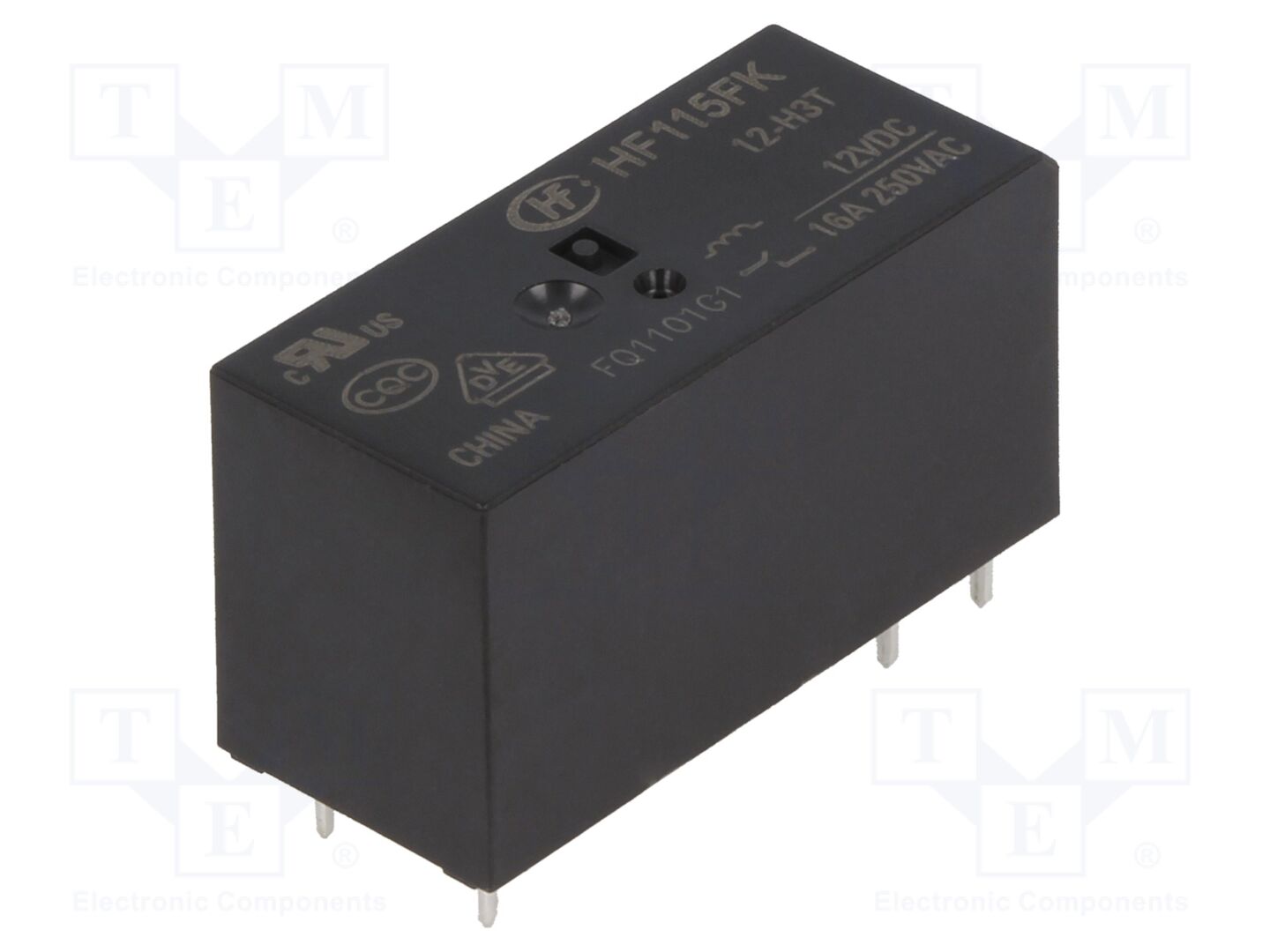 HONGFA RELAY HF115FK/12-H3T Sähkömagneettinen rele 12VDC