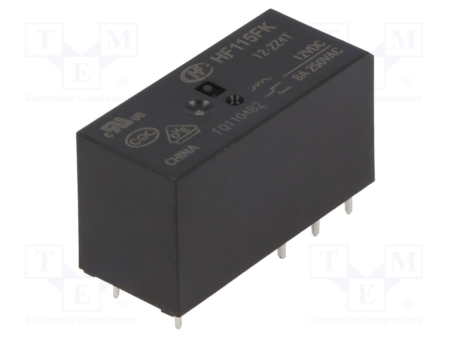 HONGFA RELAY HF115FK/12-2Z4T Sähkömagneettinen rele 12VDC