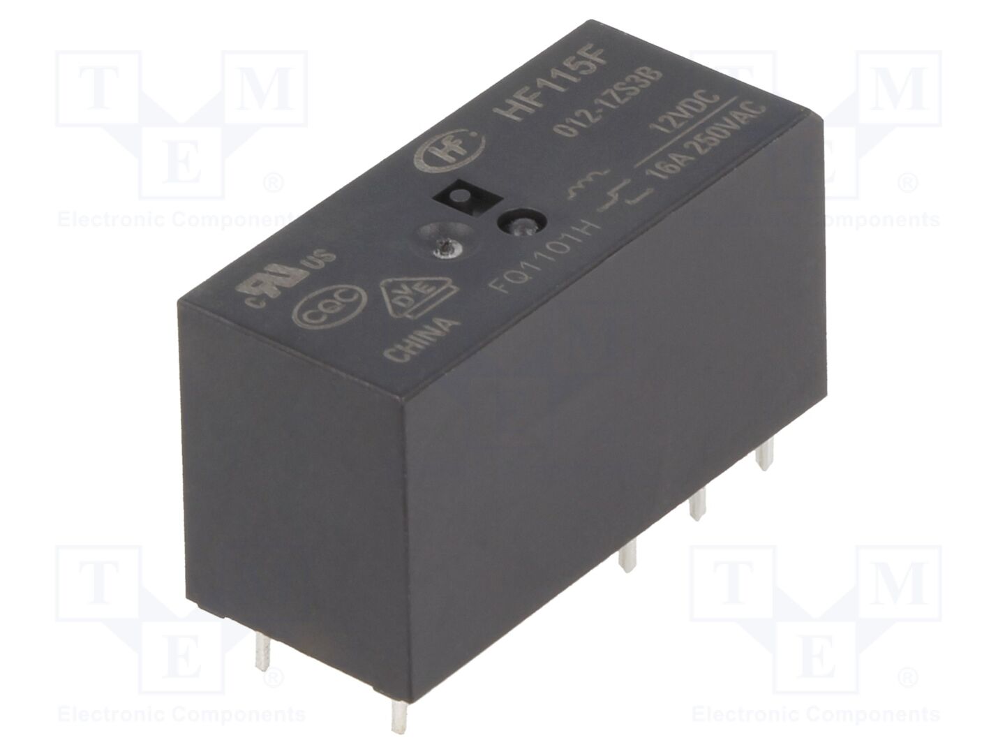 HONGFA RELAY HF115F/012-1ZS3B Sähkömagneettinen rele 16A, 12VDC
