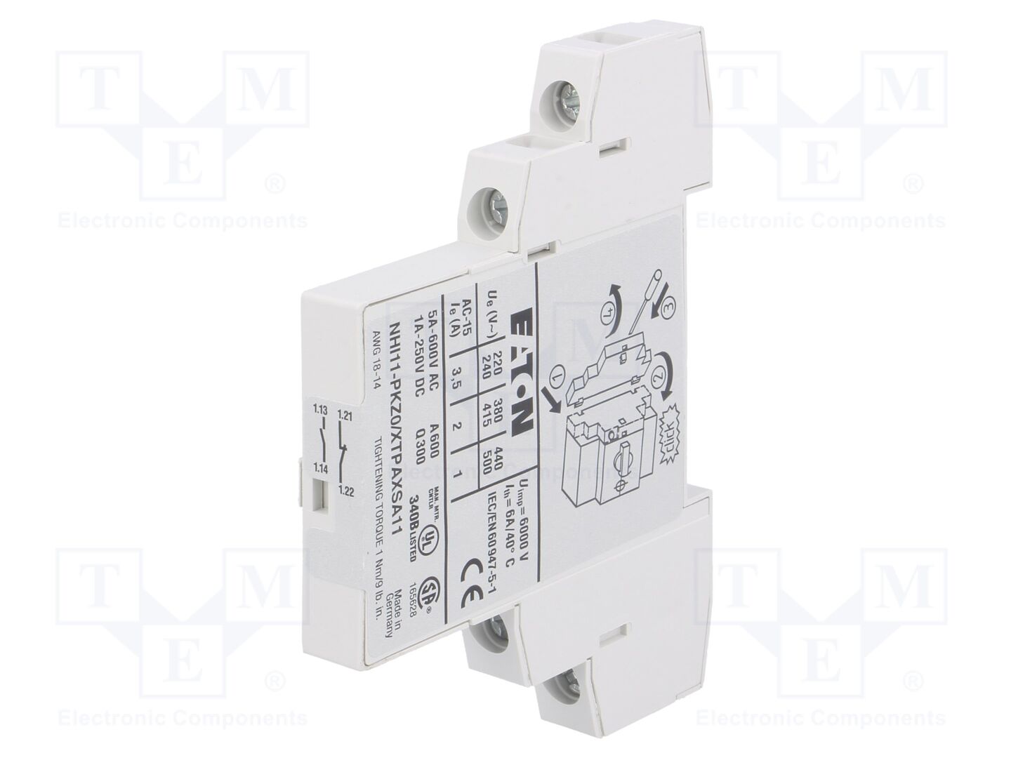 EATON ELECTRIC NHI11-PKZ0 Apukosketin NC + NO