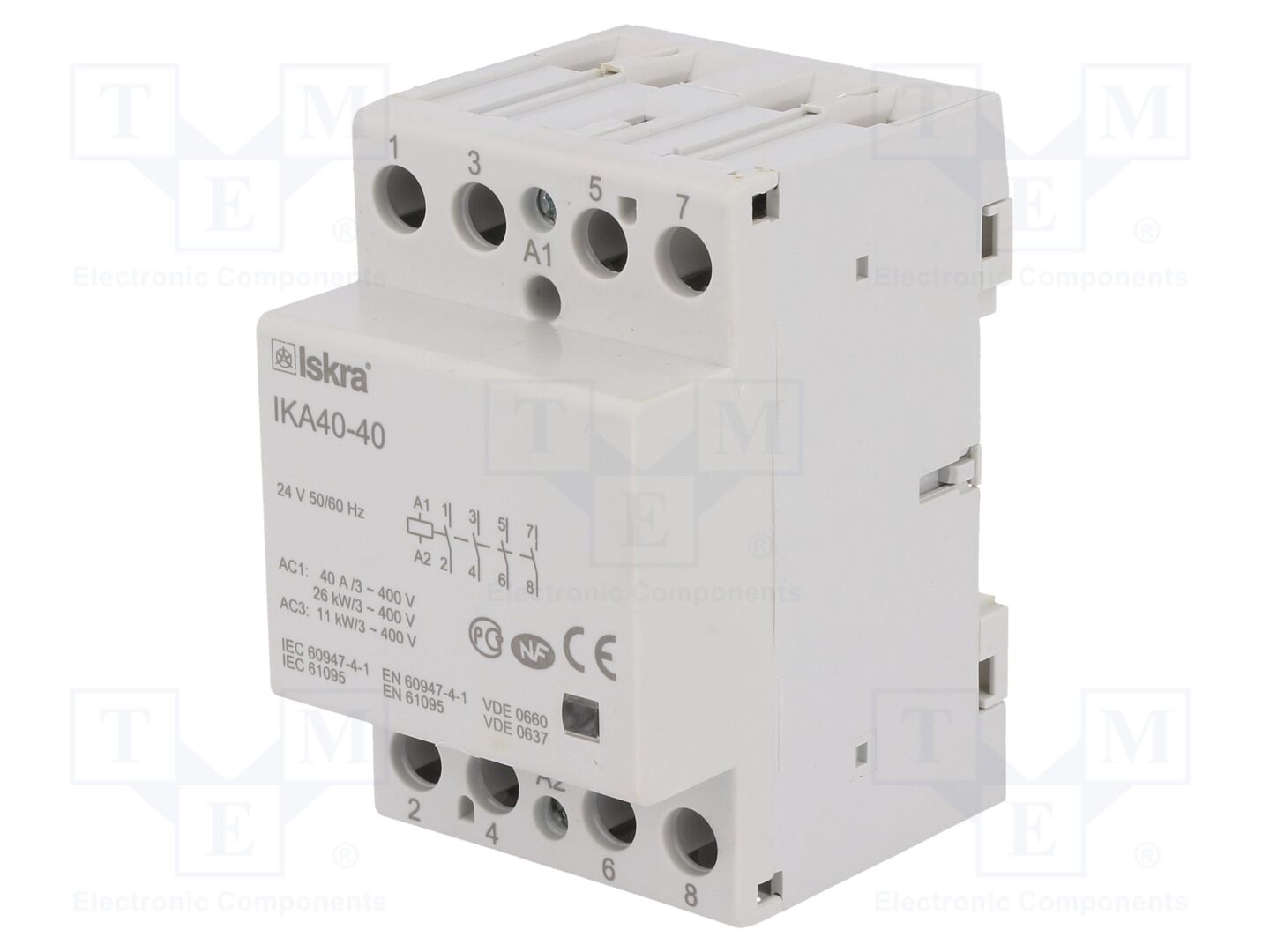 ISKRA IKA40-40/24V Asennuskontaktori 40A