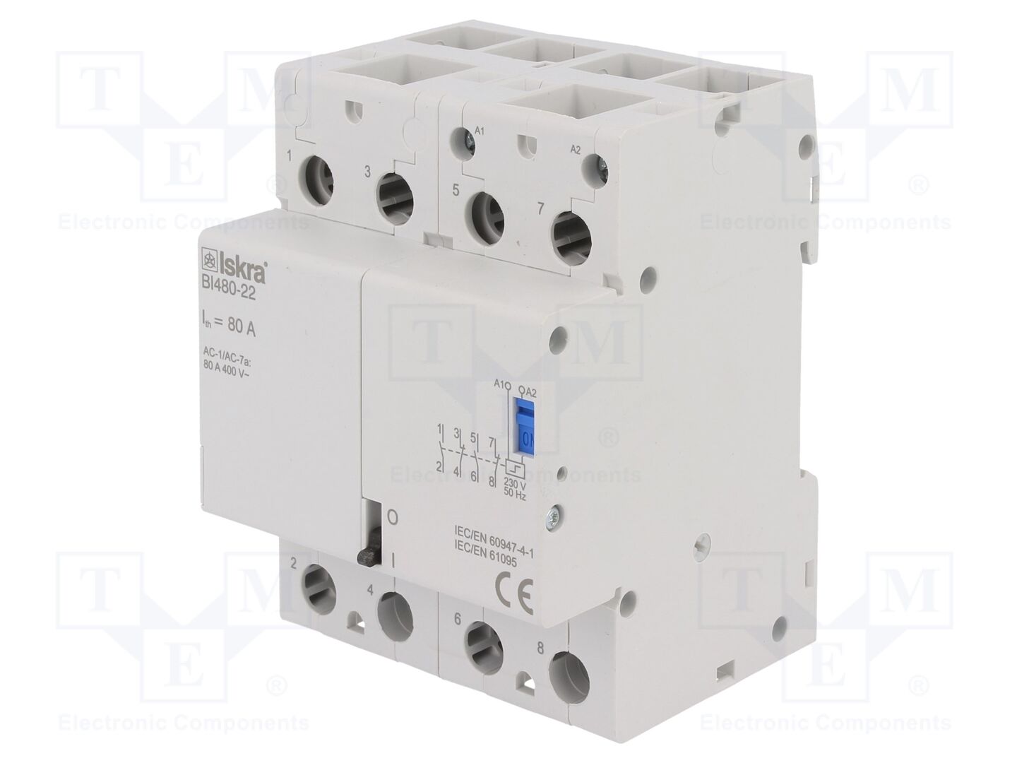 ISKRA BI480-22/230VAC Asennusrele 230VAC
