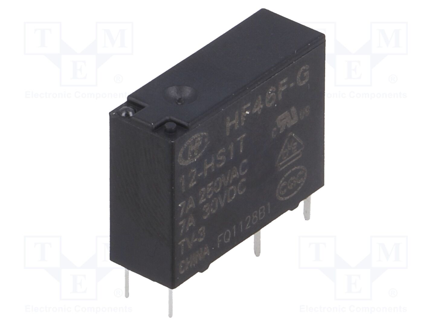 HONGFA RELAY HF46F-G/012-HS1T Sähkömagneettinen rele 12VDC (50 kpl erä)