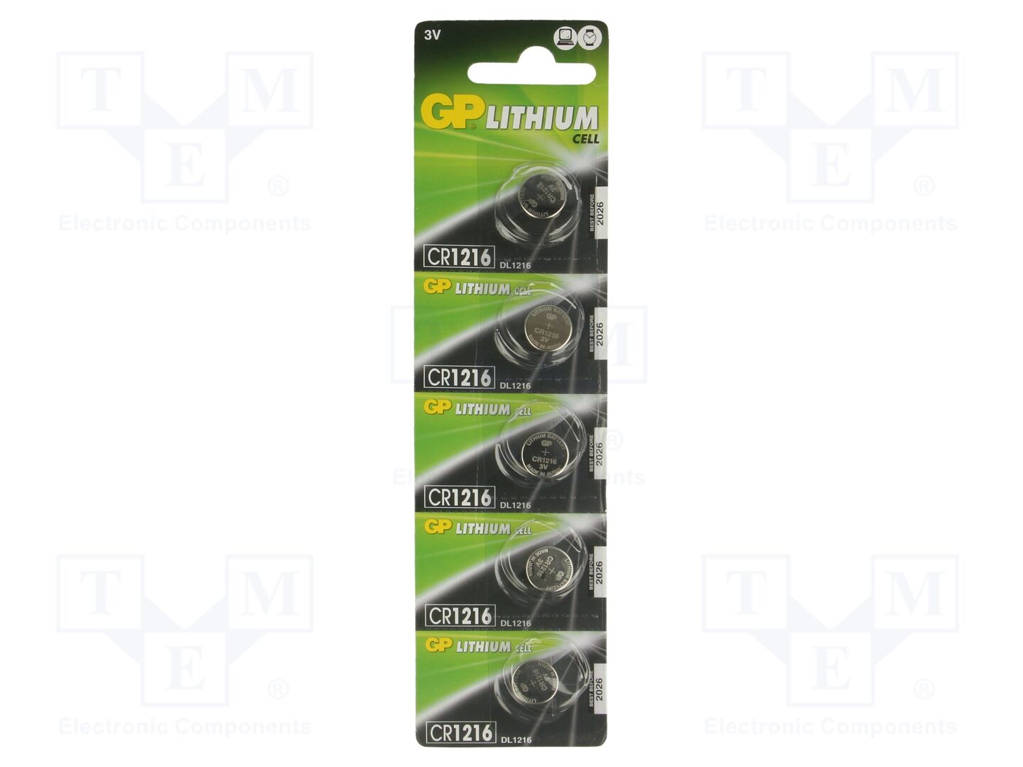GP BAT-CR1216/GP-B5 Litiumparisto 3V