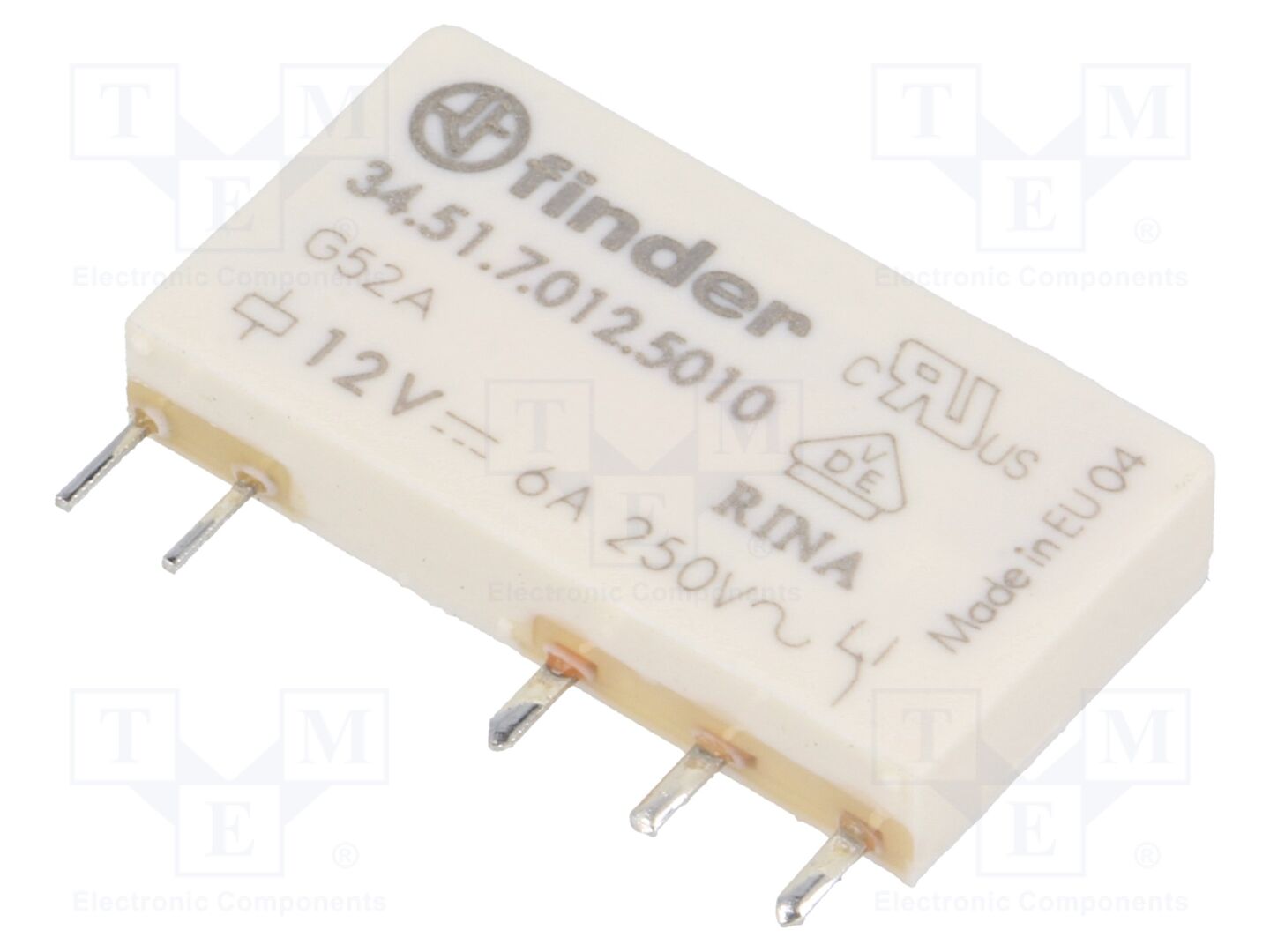 FINDER 34.51.7.012.5010 Sähkömagneettinen rele 12VDC