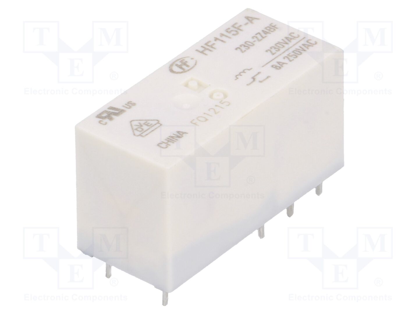 HONGFA RELAY HF115F-A/230-2Z4BF Sähkömagneettinen rele 230VAC