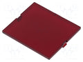 ITALTRONIC P05030821F DIN-kisko-kotelon etupaneeli 5.3g (50 kpl erä)