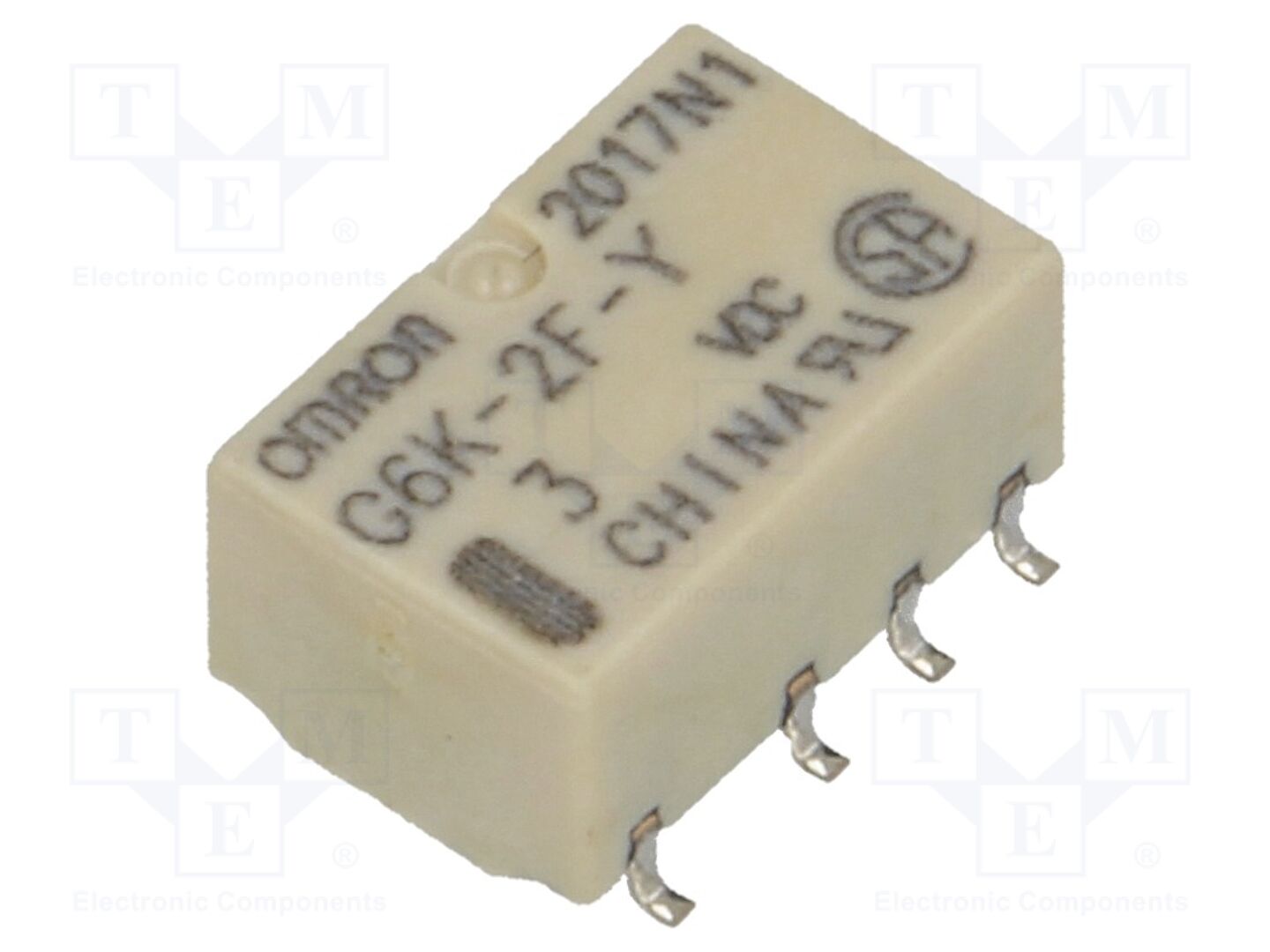 OMRON Electronic Components G6K-2F-Y-3DC Sähkömagneettinen rele 3VDC