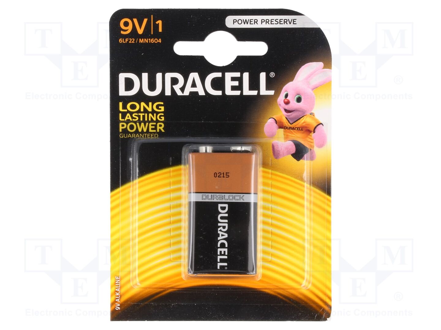 DURACELL BAT-6LR61/DR Paristo alkaani 9V