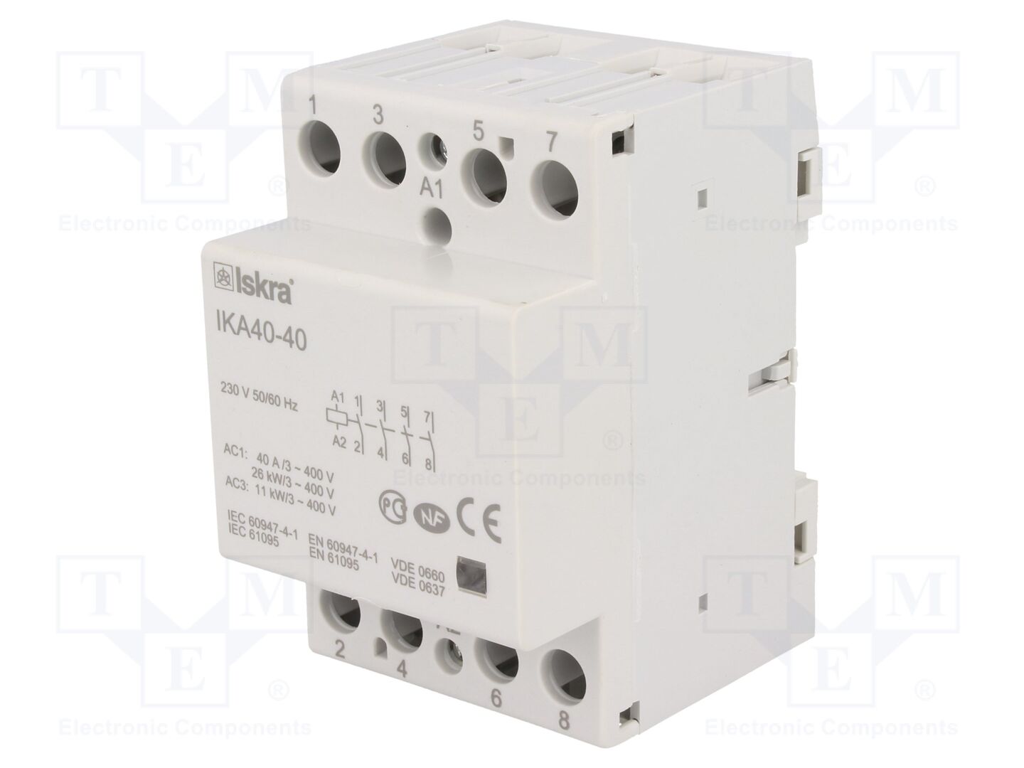 ISKRA IKA40-40/230V Asennuskontaktori 40A