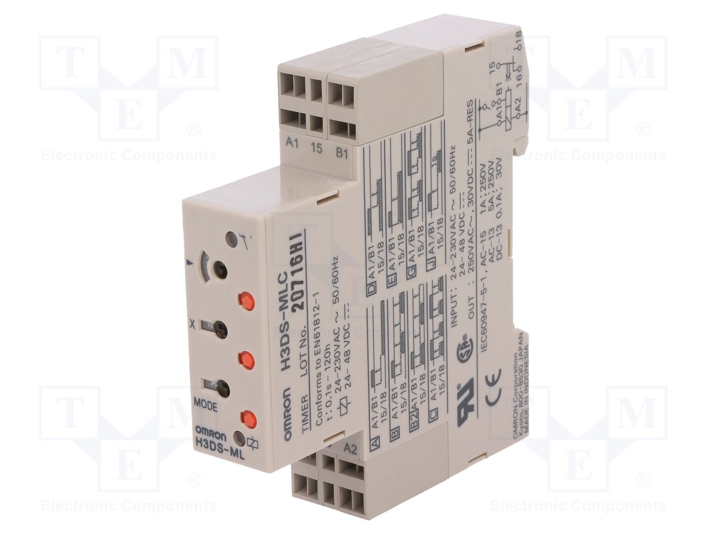 OMRON H3DS-MLC Analoginen ajastin 0,1s÷120h