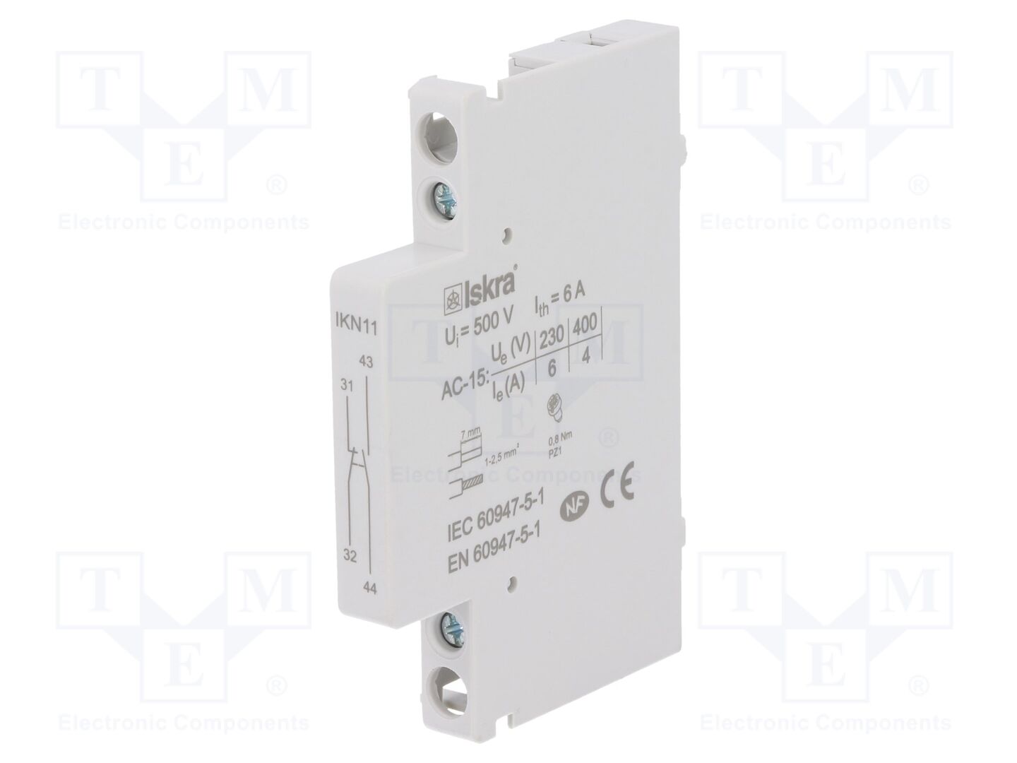 ISKRA IKN11 Apukosketin NC + NO 6A