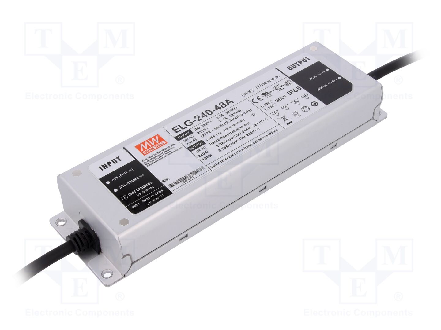 MEAN WELL ELG-240-48A LED-virtalähde 240W 48VDC