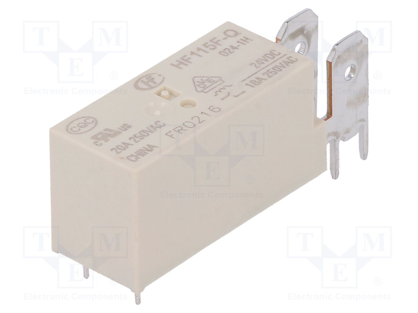 HONGFA RELAY HF115F-Q/024-1H Sähkömagneettinen rele 24VDC