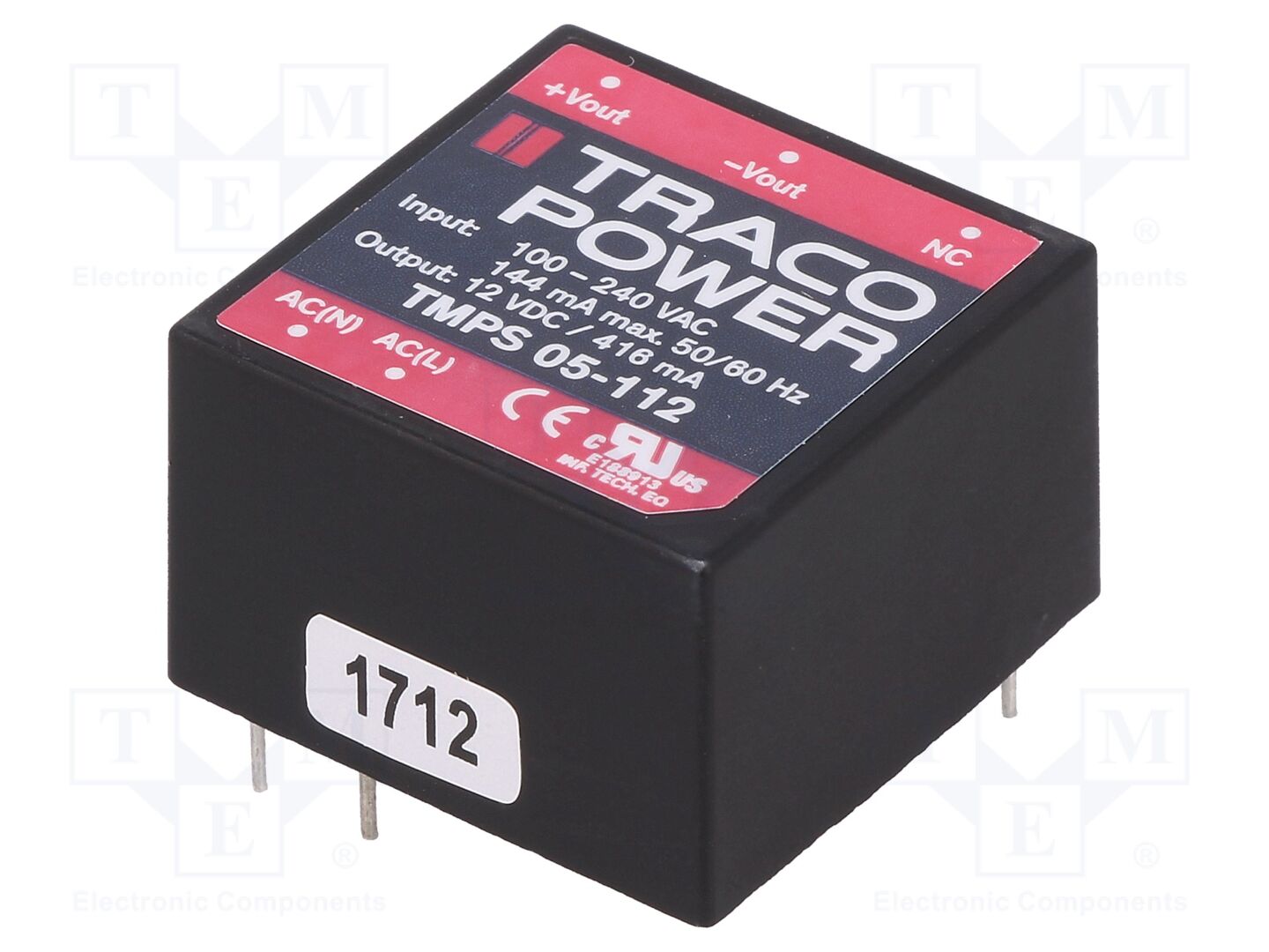 TRACO POWER TMPS05-112 AC/DC-muunnin 5W