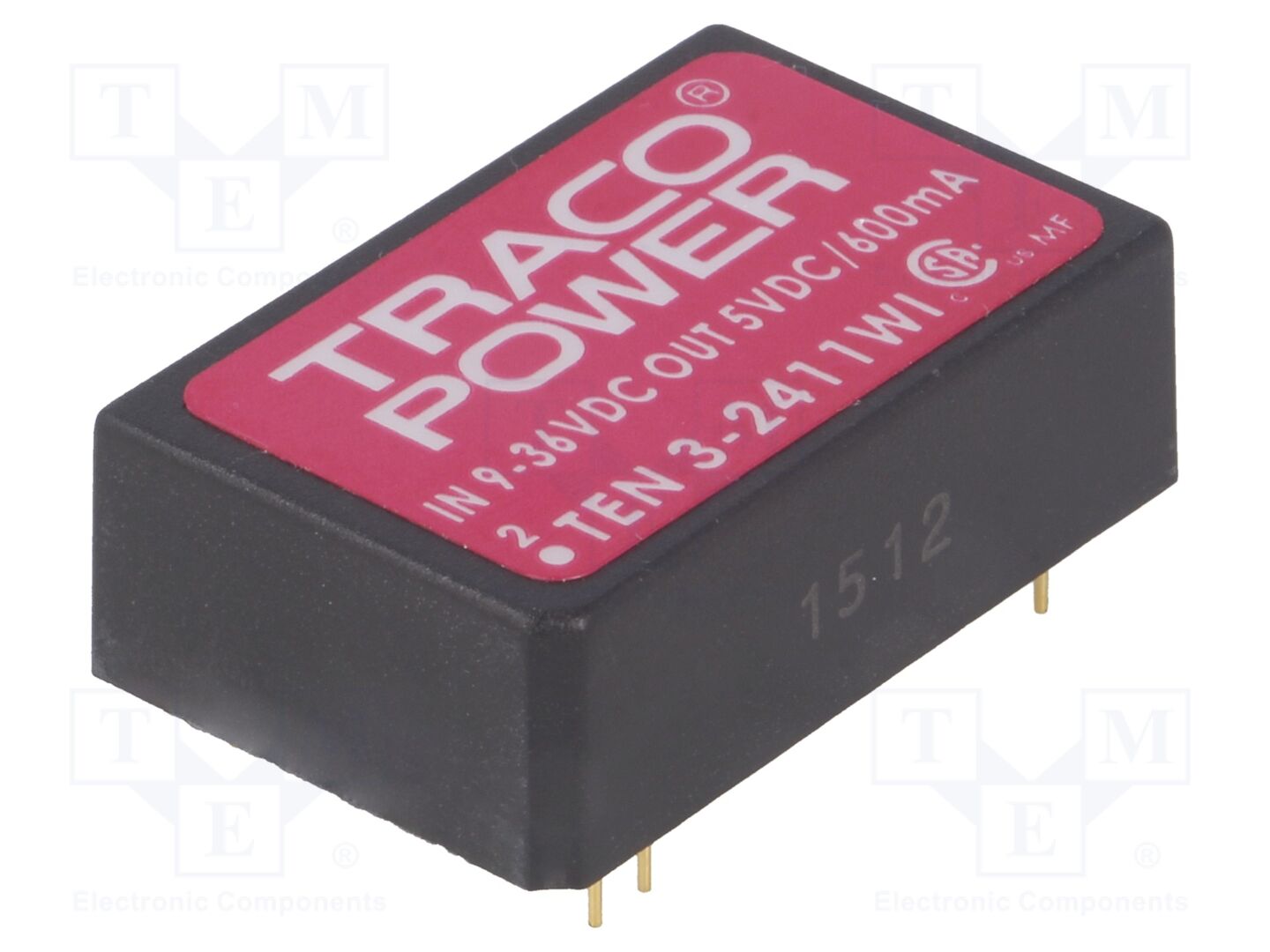 TRACO POWER TEN3-2411WI DC/DC-muunnin 3W