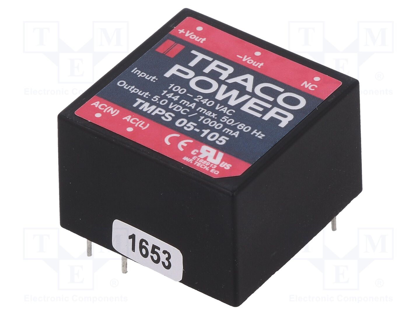 TRACO POWER TMPS05-105 AC/DC-muunnin 5W