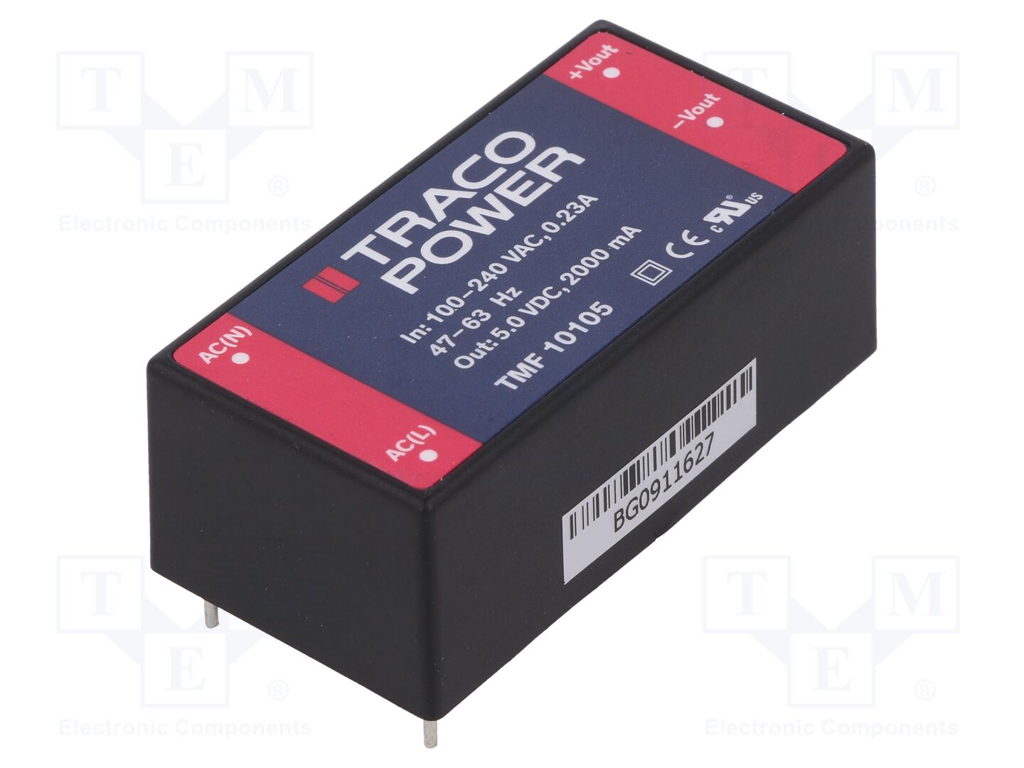 TRACO POWER TMF10105 AC/DC-muunnin 10W