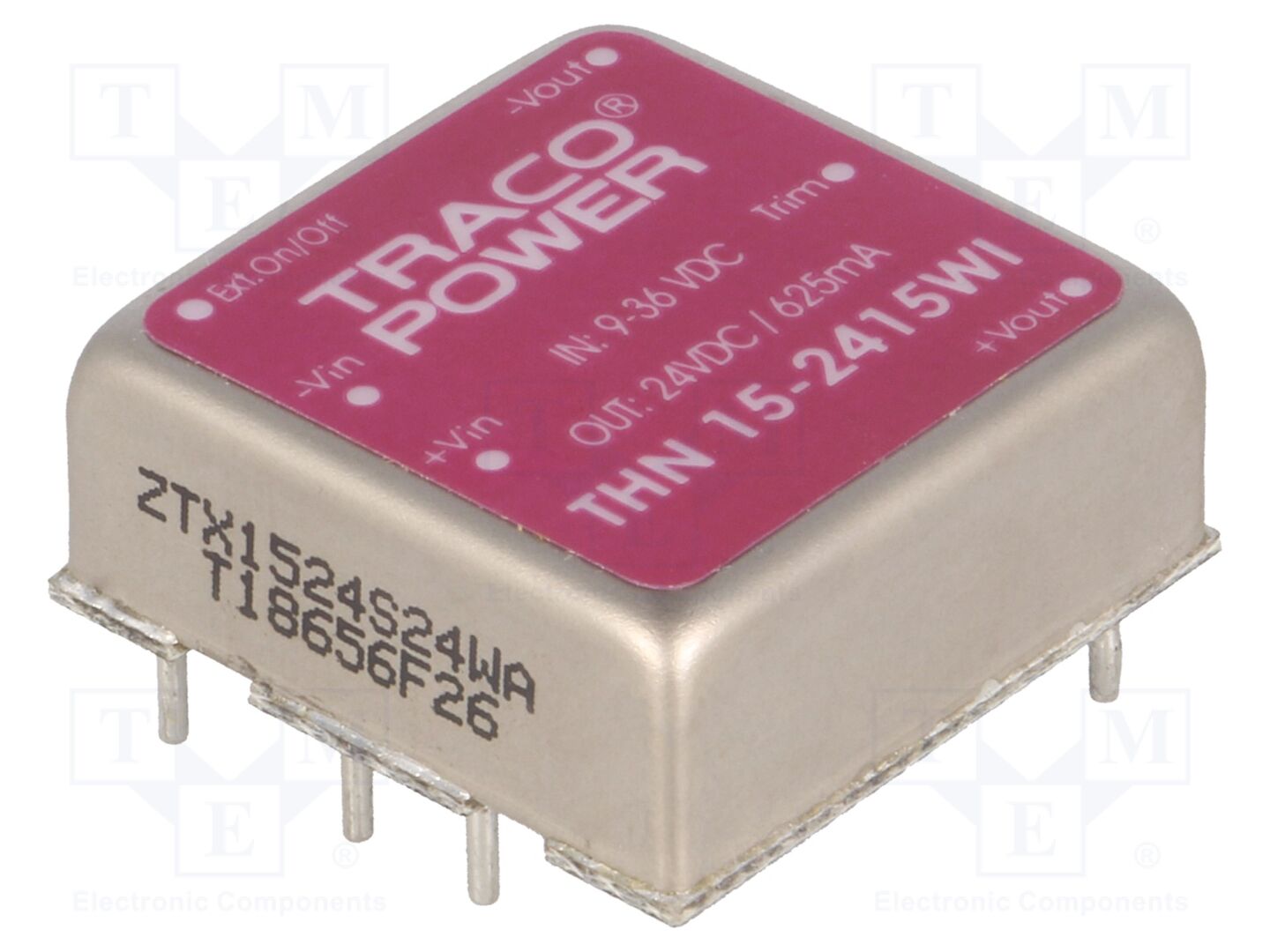 TRACO POWER THN15-2415WI DC/DC Muunnin 15W