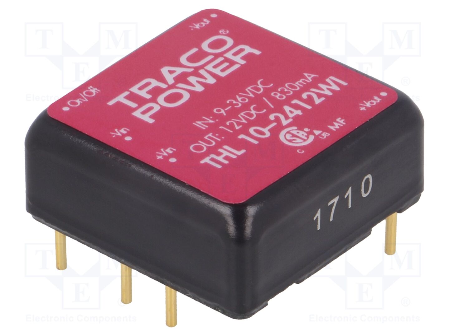 TRACO POWER THL10-2412WI DC/DC-muunnin 10W