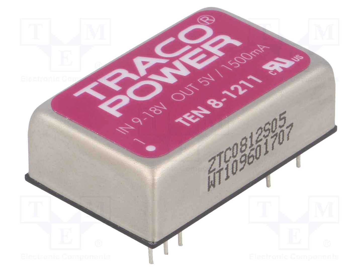 TRACO POWER TEN8-1211 DC/DC-muunnin 8W