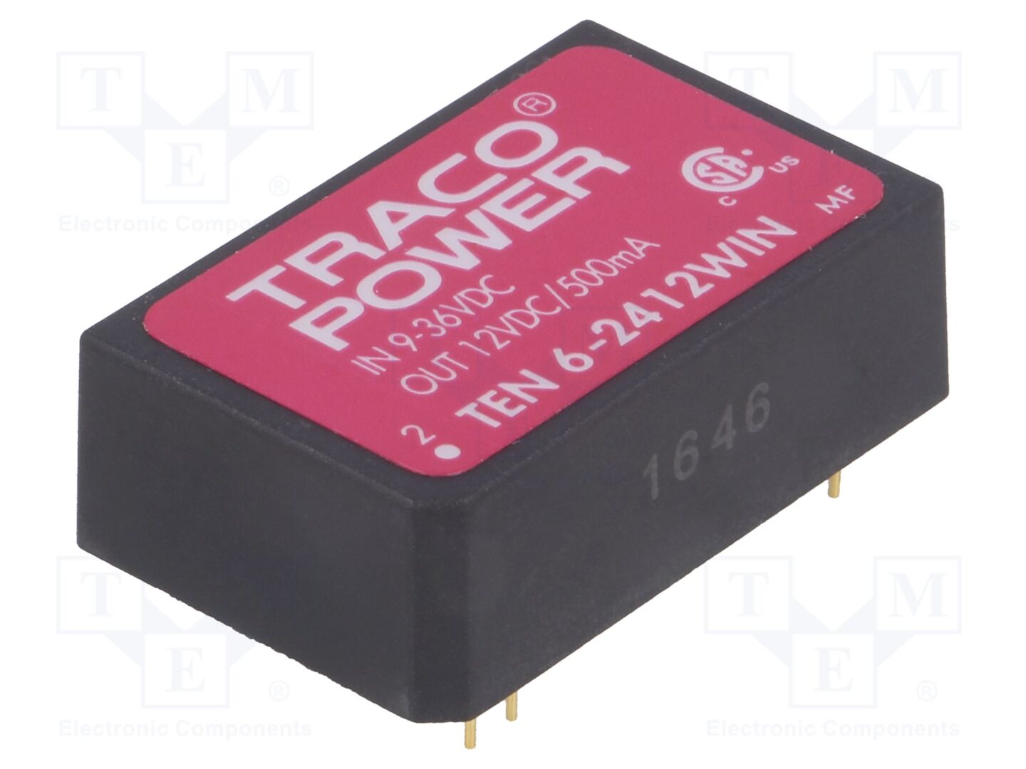 TRACO POWER TEN6-2412WIN DC/DC-muunnin 6W
