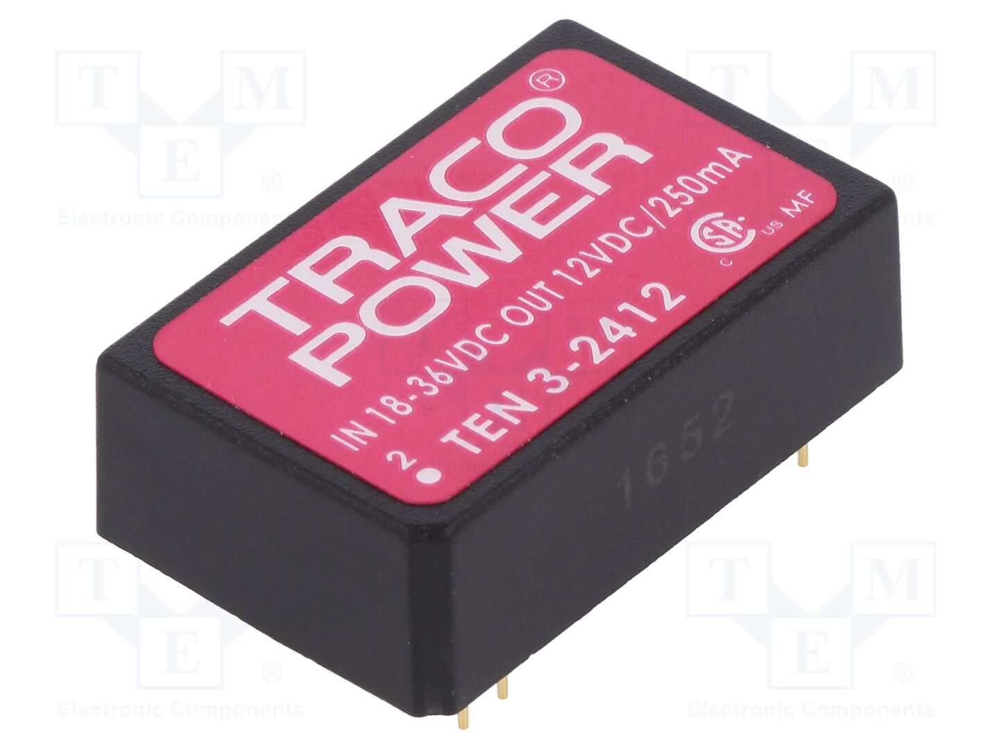 TRACO POWER TEN3-2412 DC/DC-muunnin 3W