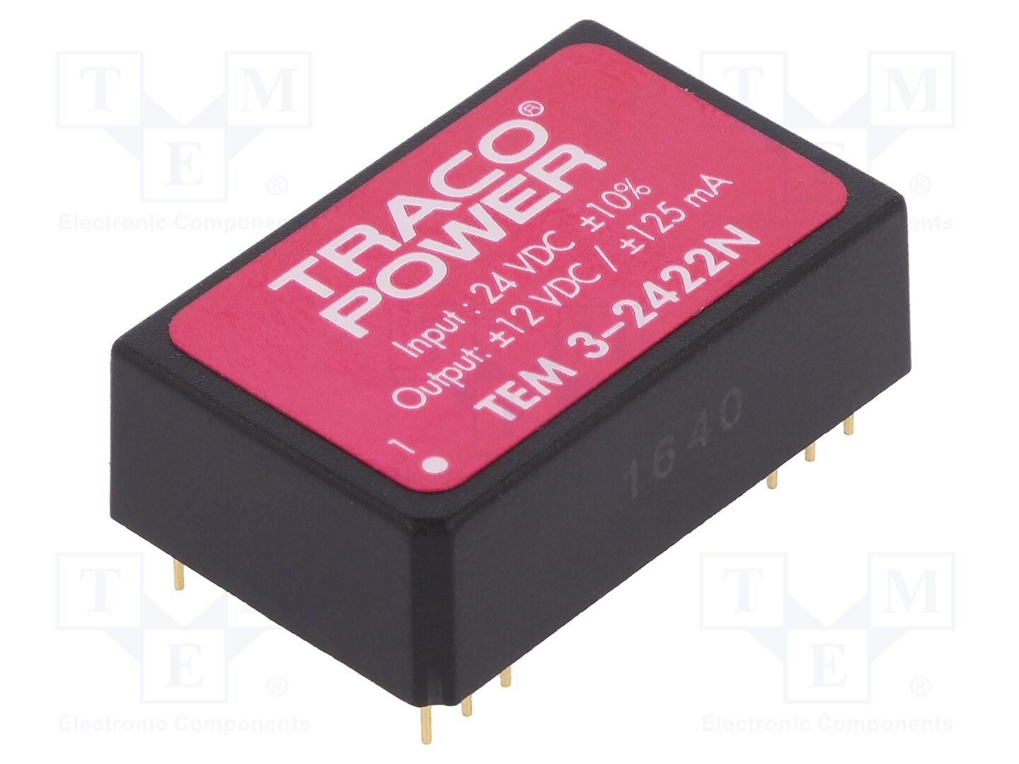 TRACO POWER TEM3-2422N DC/DC-muunnin 3W