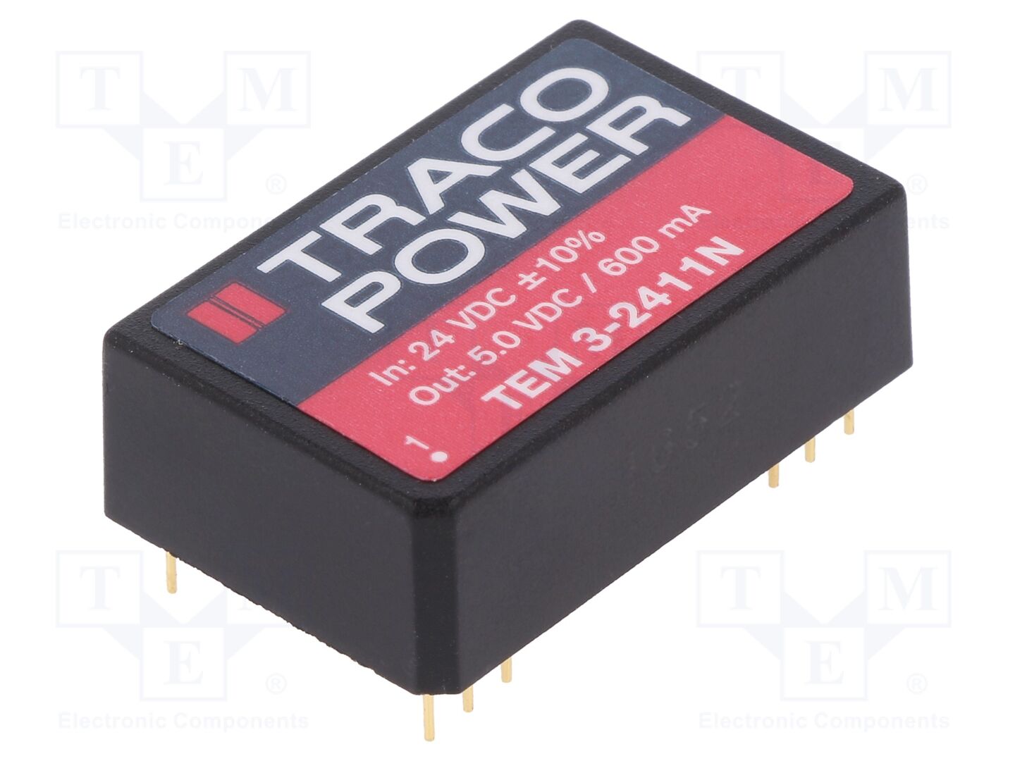 TRACO POWER TEM3-2411N DC/DC-muunnin 3W