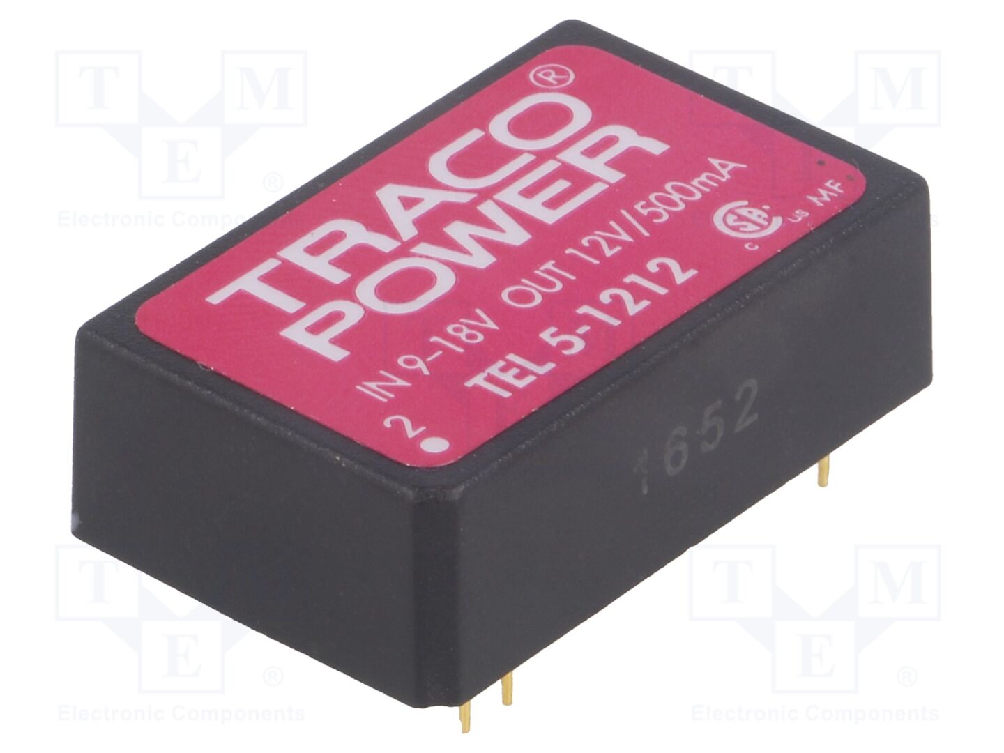 TRACO POWER TEL5-1212 DC/DC-muunnin 5W