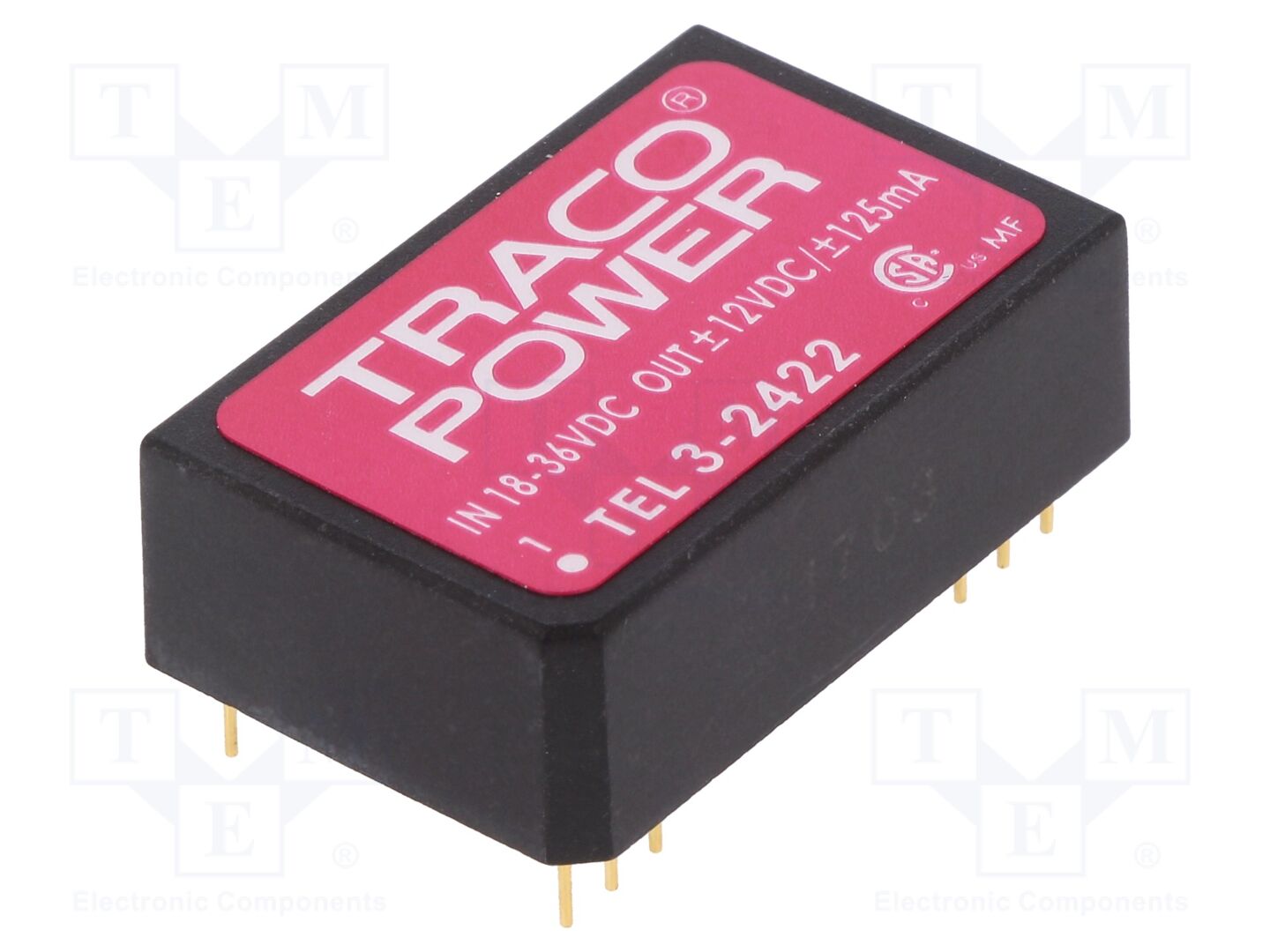 TRACO POWER TEL3-2422 DC/DC-muunnin 3W