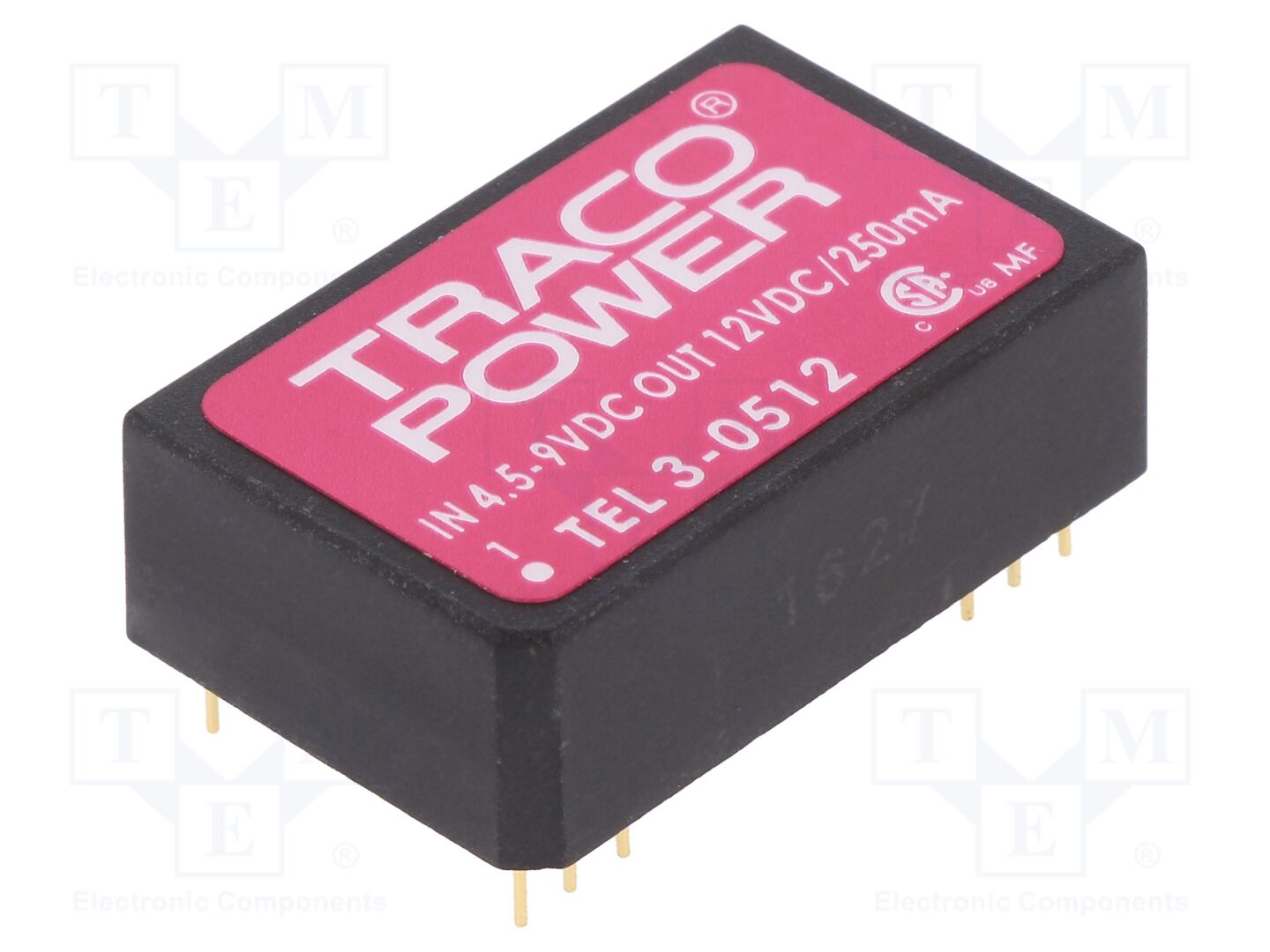 TRACO POWER TEL3-0512 DC/DC-muunnin 3W