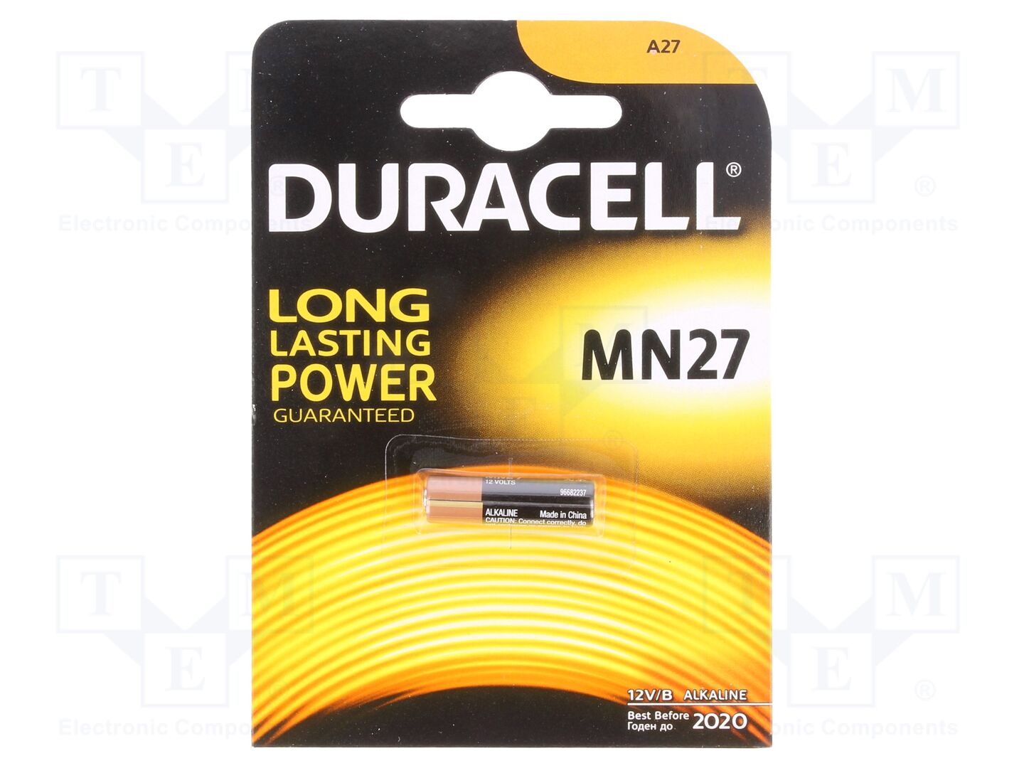 DURACELL BAT-27A/DR Paristo 12V (50 kpl erä)