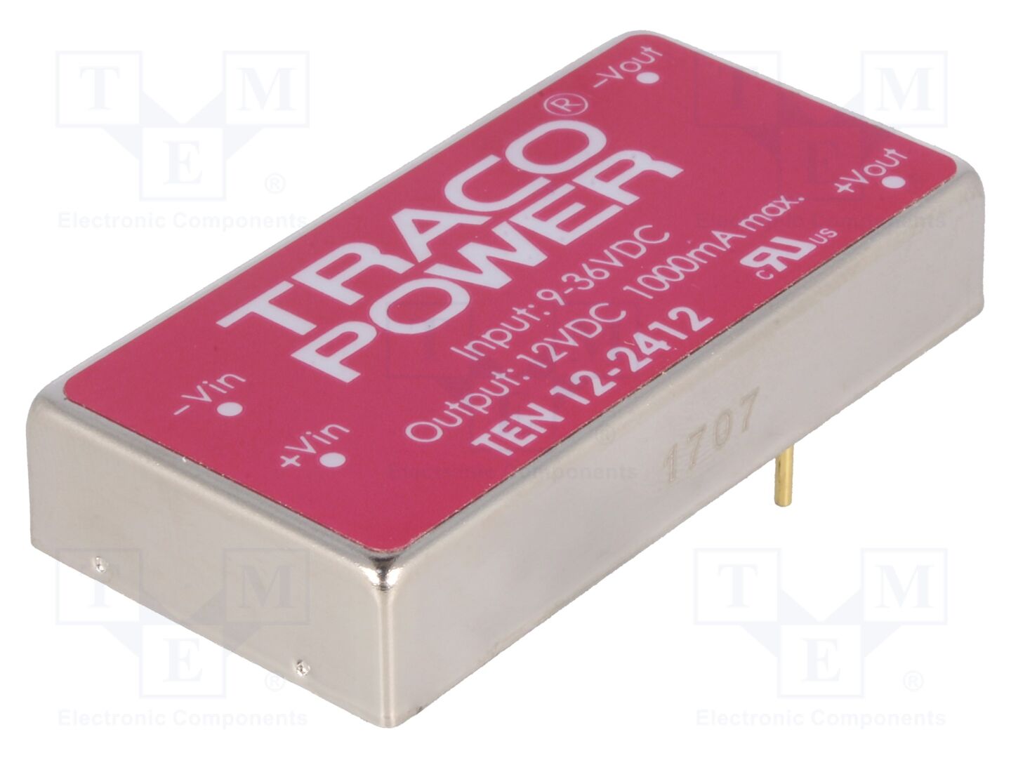 TRACO POWER TEN12-2412 DC/DC-muunnin 12W