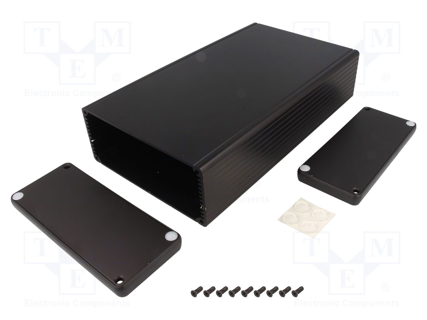 HAMMOND 1455Q2201BK Kotelo paneelilla 125x220x51mm