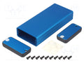 HAMMOND 1455C1201BU Kotelo paneelilla 54x120x23mm