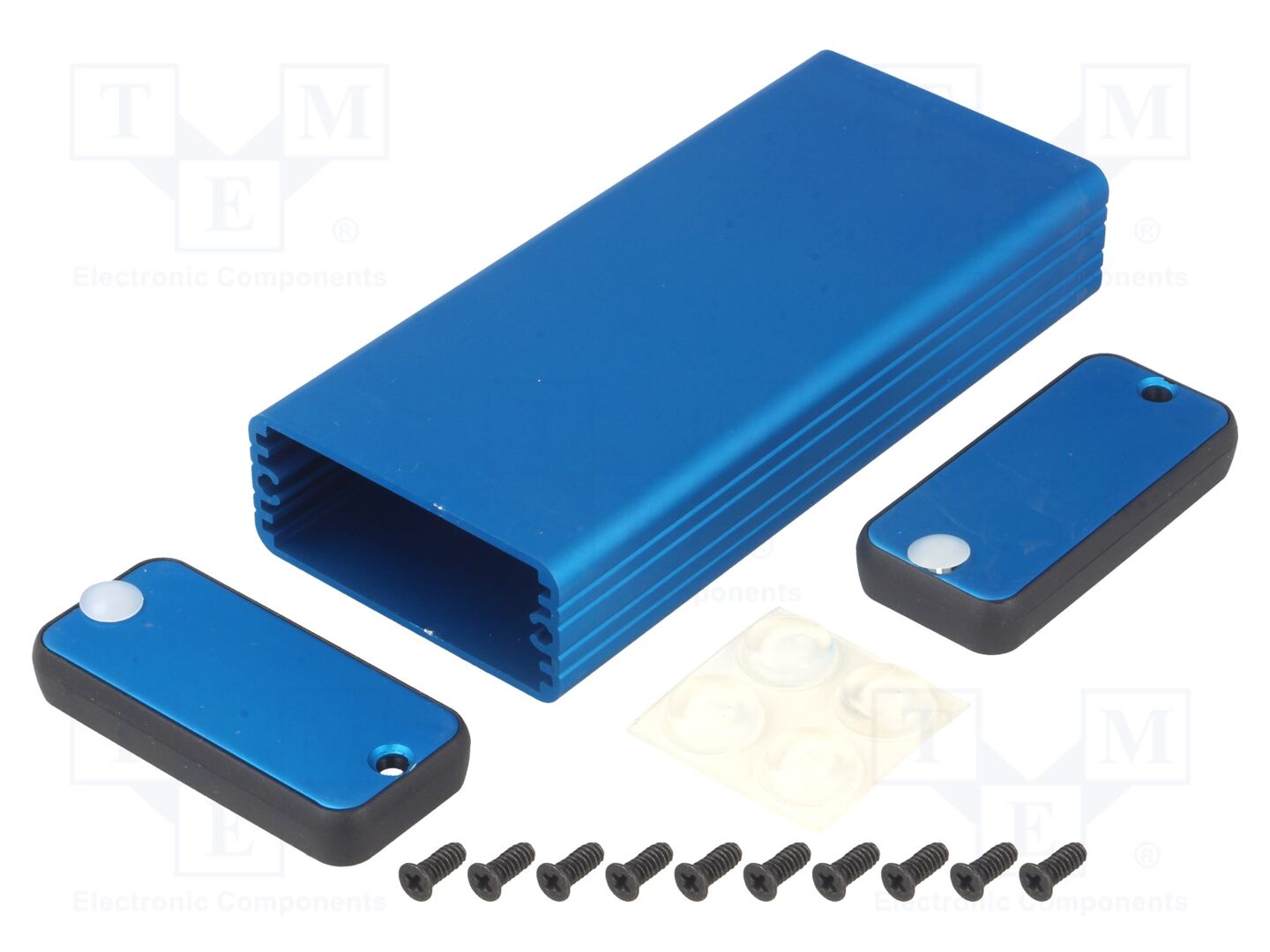 HAMMOND 1455C1201BU Kotelo paneelilla 54x120x23mm