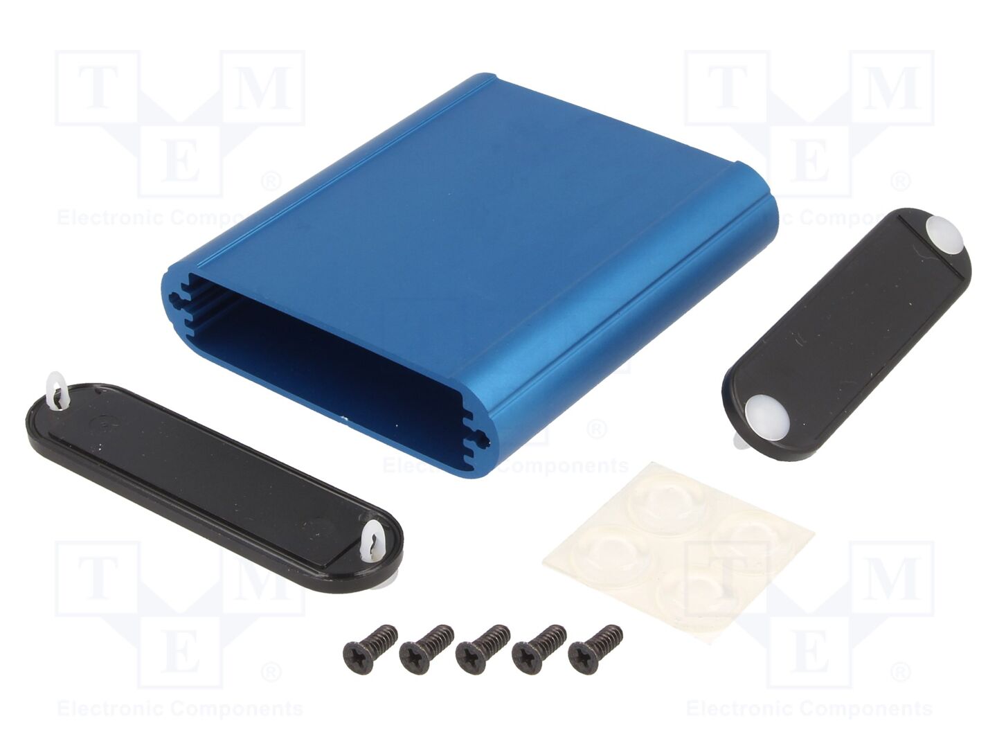 HAMMOND 1455B802BU Kotelo paneelilla 71x80x19mm