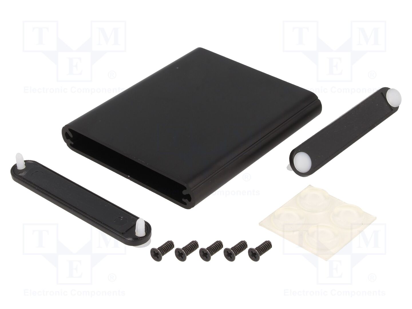 HAMMOND 1455A802BK Kotelo paneelilla 70x80x12mm