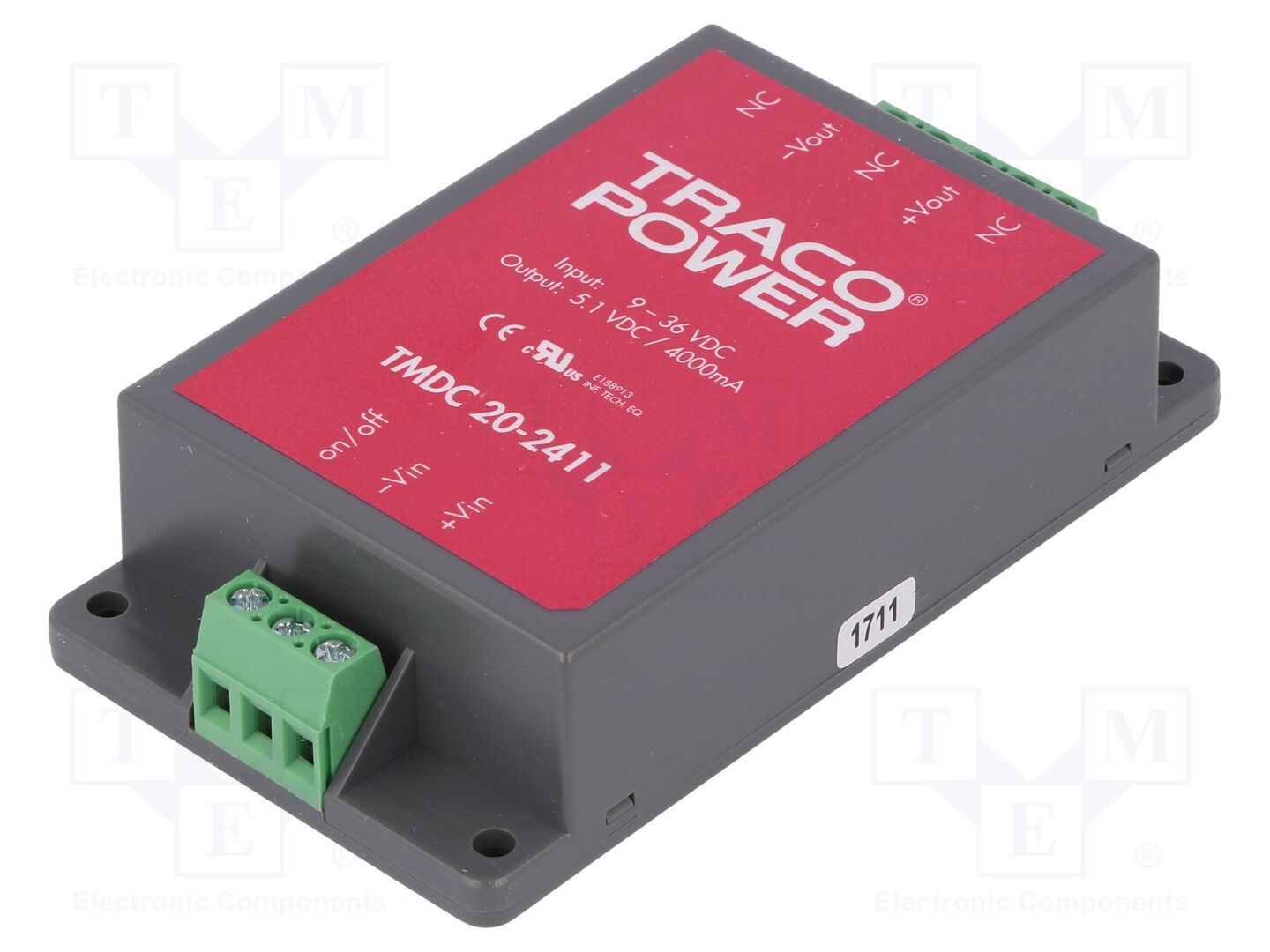 TRACO POWER TMDC20-2411 DC/DC Converter 20W