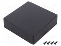 HAMMOND HM-1590WQBK Yleiskotelo 120x120x34mm
