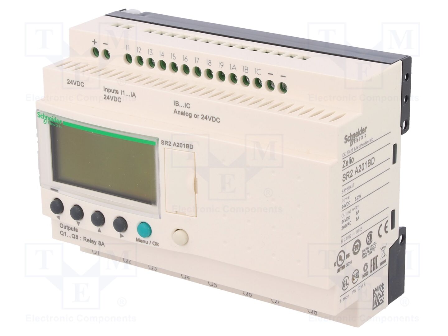 SCHNEIDER ELECTRIC SR2A201BD Ohjelmoitava rele 12 tuloa
