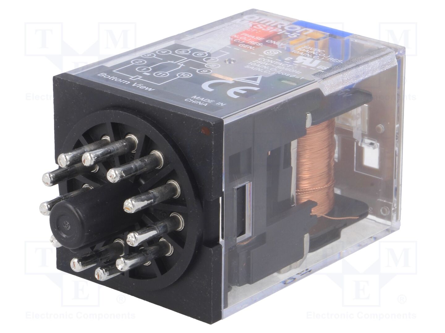 OMRON MKS3PI-5-24DC Sähkömagneettinen rele 24VDC