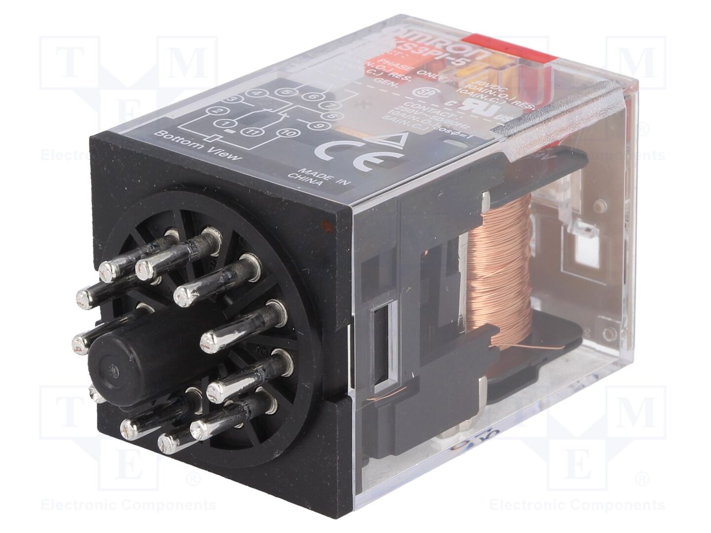OMRON MKS3PI-5-24AC Sähkömagneettinen rele 24VAC
