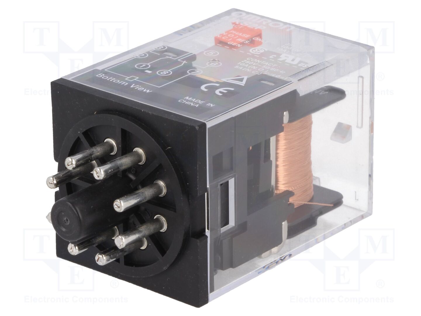 OMRON MKS2P-24DC Sähkömagneettinen rele 24VDC