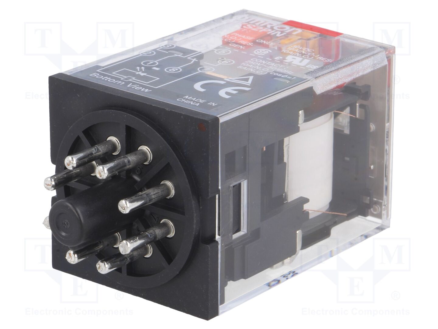 OMRON MKS2PIN-230AC Sähkömagneettinen rele 230VAC