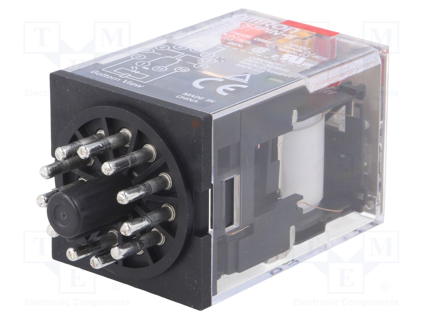 OMRON MKS3PIN-5-24AC Sähkömagneettinen rele 24VAC